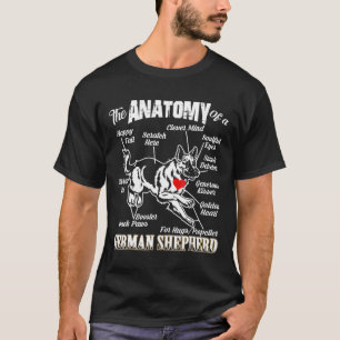 Camiseta A Anatomia De Um German shepherd