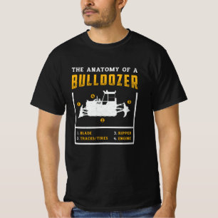 Camiseta A Anatomia De Um Trabalhador De Construção De Bu