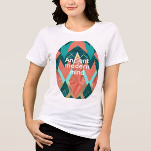 Camiseta A antiga mente moderna, os triângulos sagrados