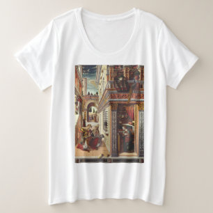 Camiseta A Anunciação Carlo Crivelli Arte Renascentista