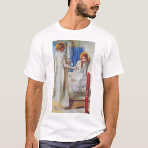 Camiseta A Anunciação por Dante Gabriel Rossetti