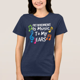 Camiseta A Aposentadoria é Música para Meus Ouvidos Profess