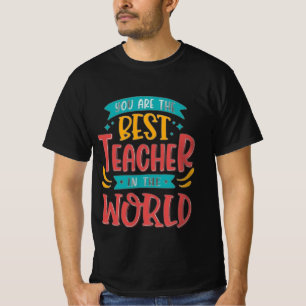 Camiseta a apreciação de professores cita o melhor professo
