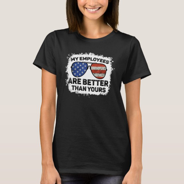 Camiseta A Apreciação Dos Funcionários É Melhor Do Que (Frente)
