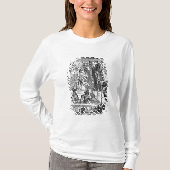 Camiseta A apreensão de Anne Boleyn (Frente)