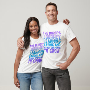 Camiseta A aprendizagem, a assistência e o nunca percursos