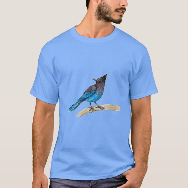 Camiseta  A aquarela de Steller (Frente)