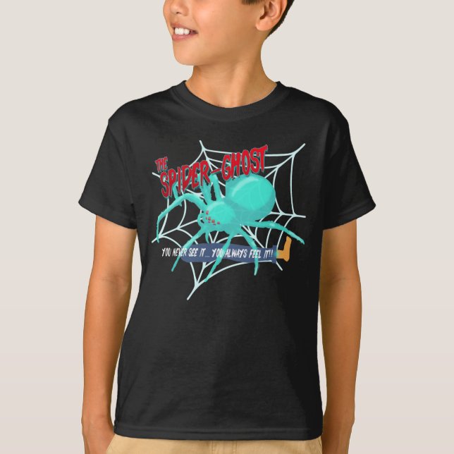 Camiseta A Aranha Fantasma do Halloween (Frente)