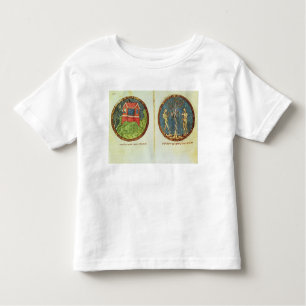 Camiseta A arca de Noah e o Adam e a véspera