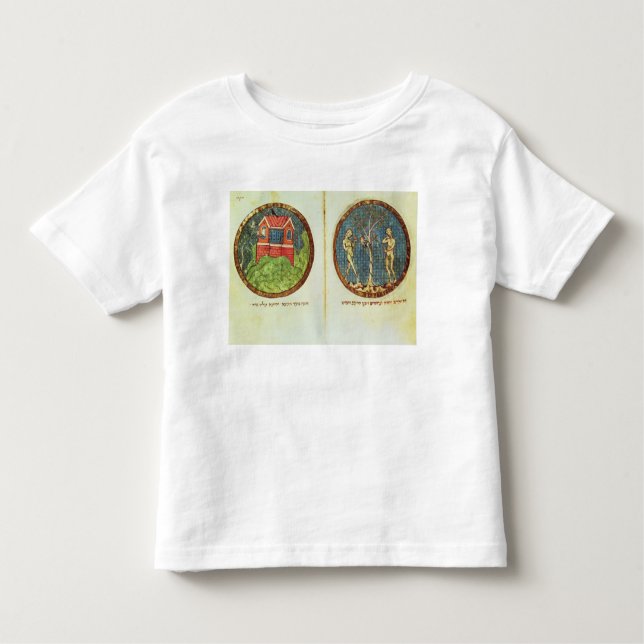 Camiseta A arca de Noah e o Adam e a véspera (Frente)