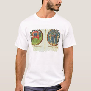 Camiseta A arca de Noah e o Adam e a véspera