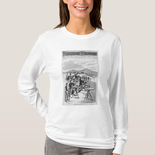 Camiseta A arma de Gatling do modelo novo (Frente)