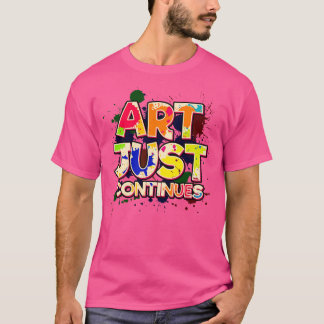 Camiseta A Arte Apenas Continua