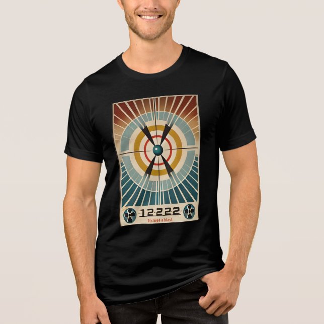 Camiseta A Arte Atômica Do meio século Foi Uma Explosão (Frente)