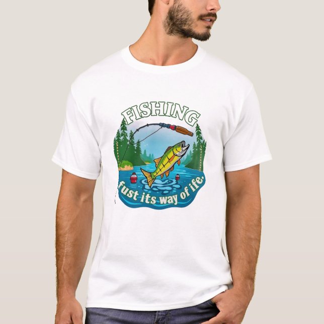 Camiseta A Arte da Pesca (Frente)