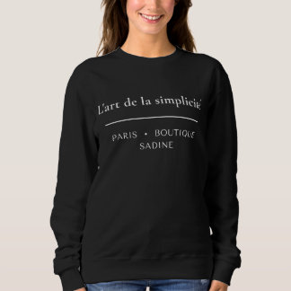 Camiseta A Arte da Simplicidade French Chic Minimalista Cre