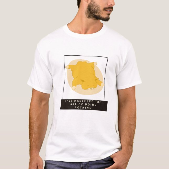 Camiseta A arte de fazer nada (Frente)