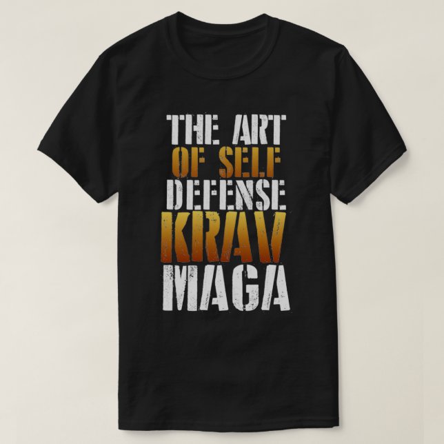 Camiseta A arte de krav maga (Frente do Design)