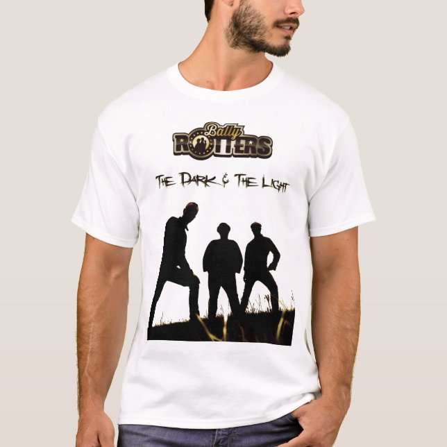 Camiseta A Arte Do Álbum Escuro E Leve (Frente)