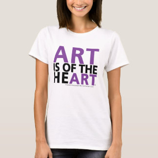 CAMISETA A ARTE É DO CORAÇÃO