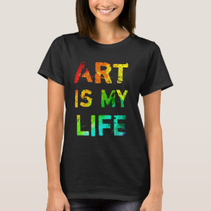 Camiseta A arte é minha vida