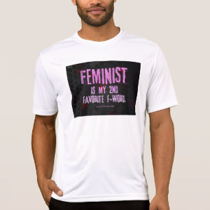 Camiseta A arte feminista feminista de SlipperyJoe brilhand