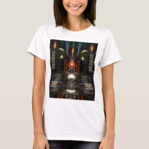 Camiseta A Arte Fractal Da Sala Troneia
