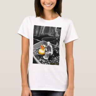 Camiseta "A arte Tshirt de borracha do pato do zen"