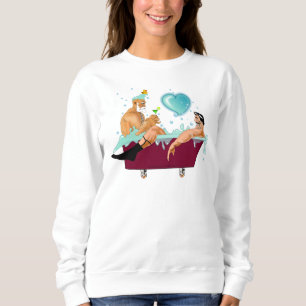Camiseta A artística de SlipperyJoe dois gay homens banhei