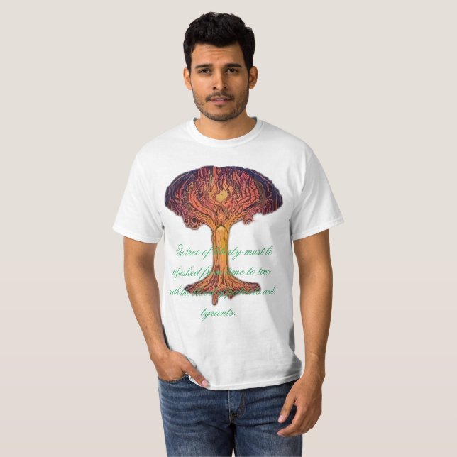 Camiseta A árvore da liberdade (Frente Completa)