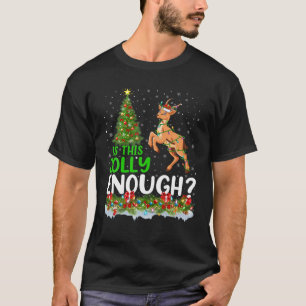 Camiseta A Árvore De Iluminação Xmas É Um Antílope C S