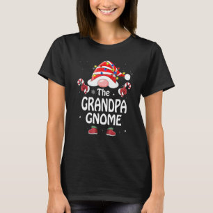 Camiseta A árvore de Natal do Gnome do Avô Luz Plaid Búfalo