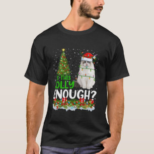 Camiseta A Árvore De Xmas É Papai noel Suficiente De Ragdol