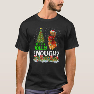 Camiseta A Árvore De Xmas É Suficiente Para Betta Fish Ch