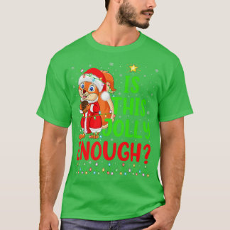 Camiseta A Árvore De Xmas Engraçada É Jolly O Suficiente Ch