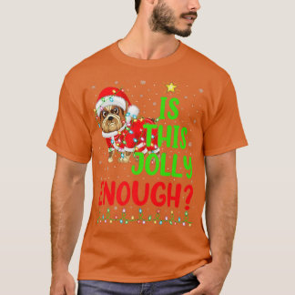 Camiseta A Árvore De Xmas Engraçada É Jolly O Suficiente Pa