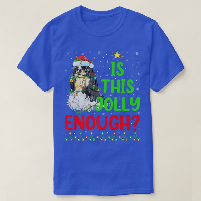 Camiseta A Árvore De Xmas Engraçada É Suficiente Para Shih  (Frente do Design)