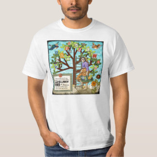 Camiseta A árvore do alfabeto de Fortuna