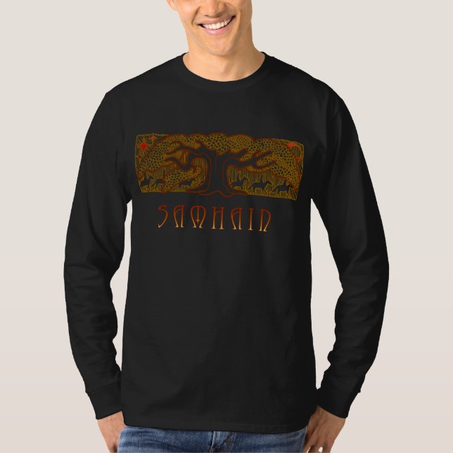 Camiseta A árvore Excelente Samhain (Frente)