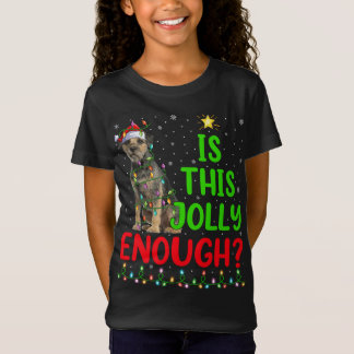 Camiseta A Árvore Xmas É Uma Fronteira Suficiente Para Terr