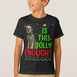 Camiseta A Árvore Xmas É Uma Fronteira Suficiente Para Terr