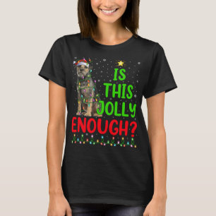 Camiseta A Árvore Xmas É Uma Fronteira Suficiente Para Terr