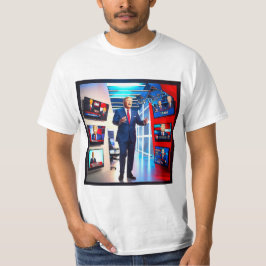 Camiseta "A ascensão de Tucker Carlson: do mainstream para 