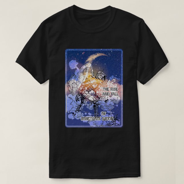 Camiseta A ascensão e queda da Lua Santuária 2 (Frente do Design)