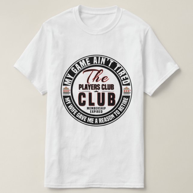 Camiseta A associação aos clubes de jogadores expirou (Frente do Design)