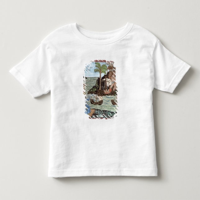 Camiseta A aterragem de Columbo (Frente)