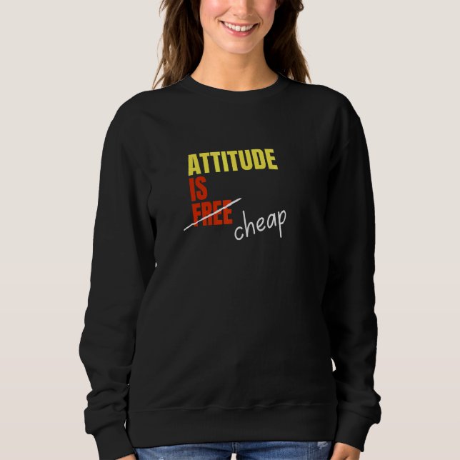 Camiseta A Atitude Não É Livre, É Barata (Frente)