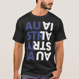 Camiseta A Austrália Está Virada Para Cima Não Importa De Q