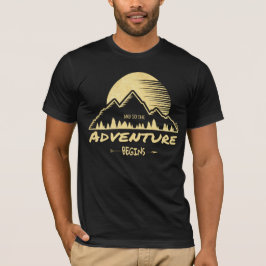 Camiseta A Aventura Começa