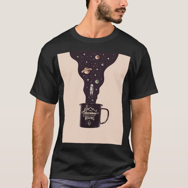 Camiseta A Aventura Começa (Frente)